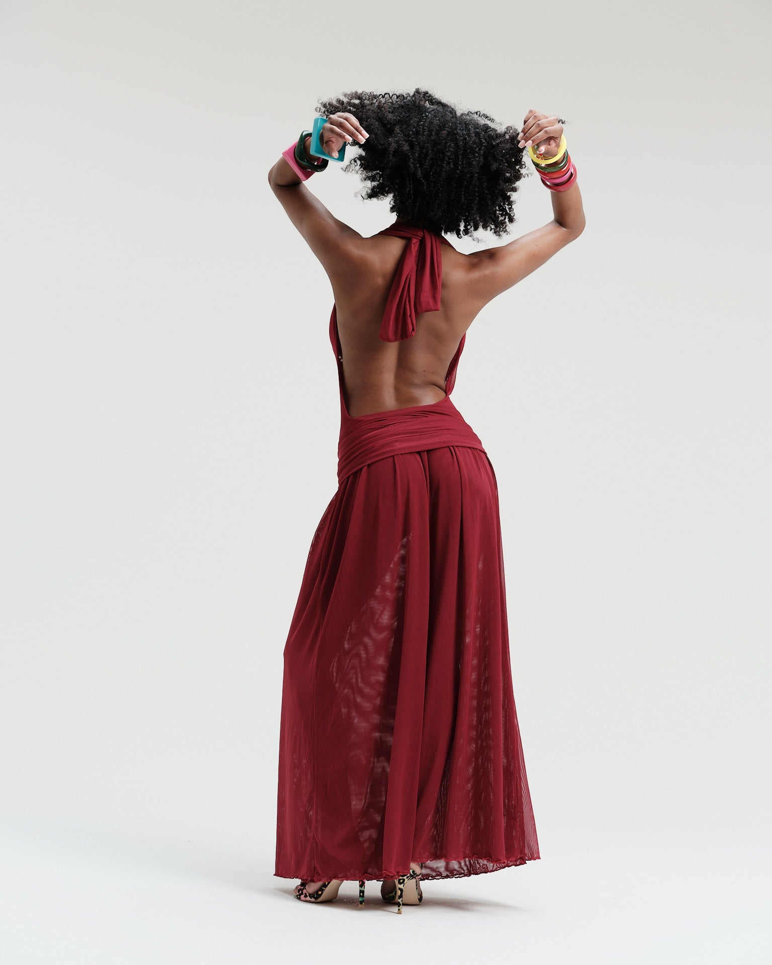Yosei Dress Back in Red Lulu Souza