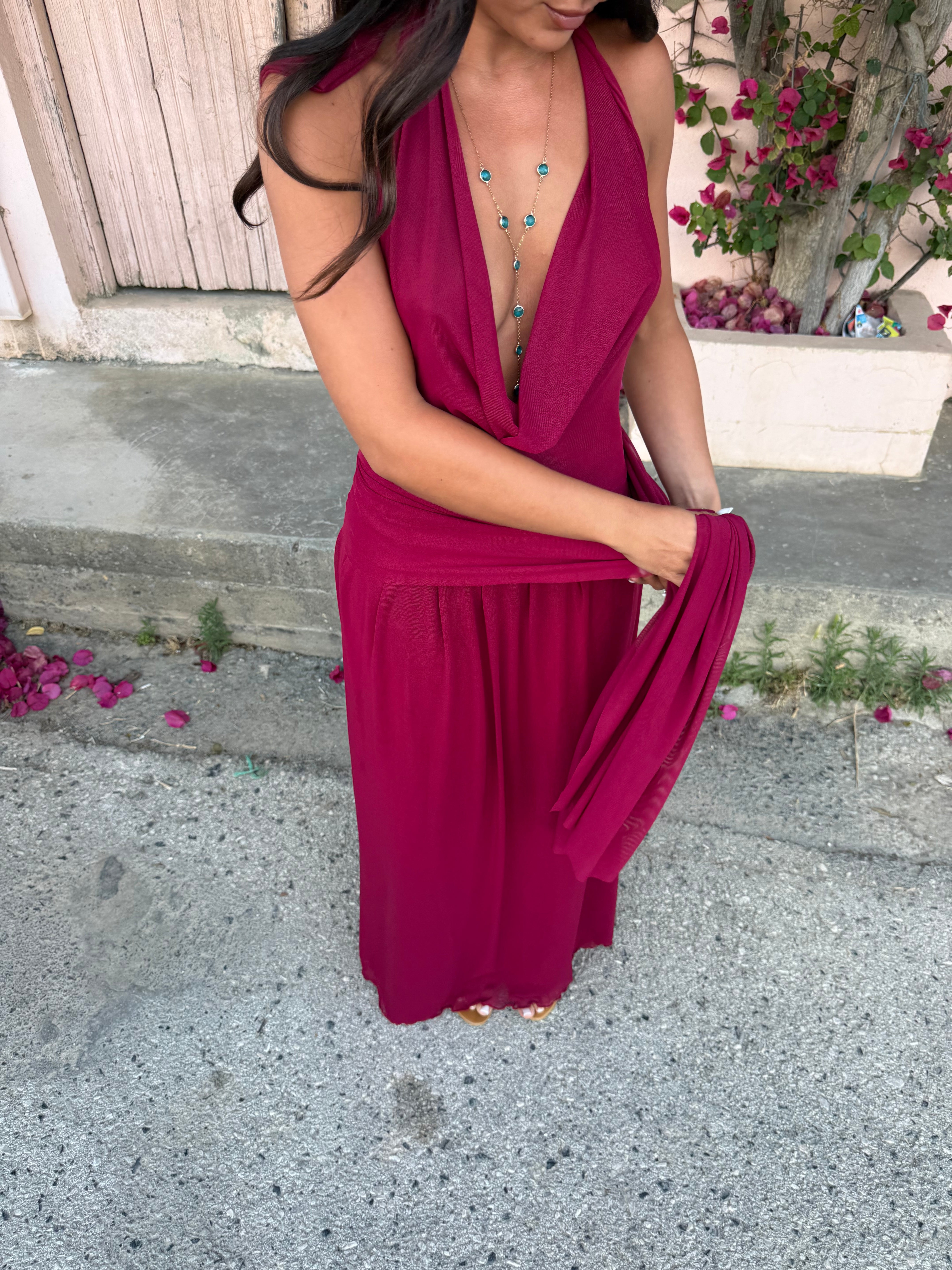 Yosei Dress in Red
