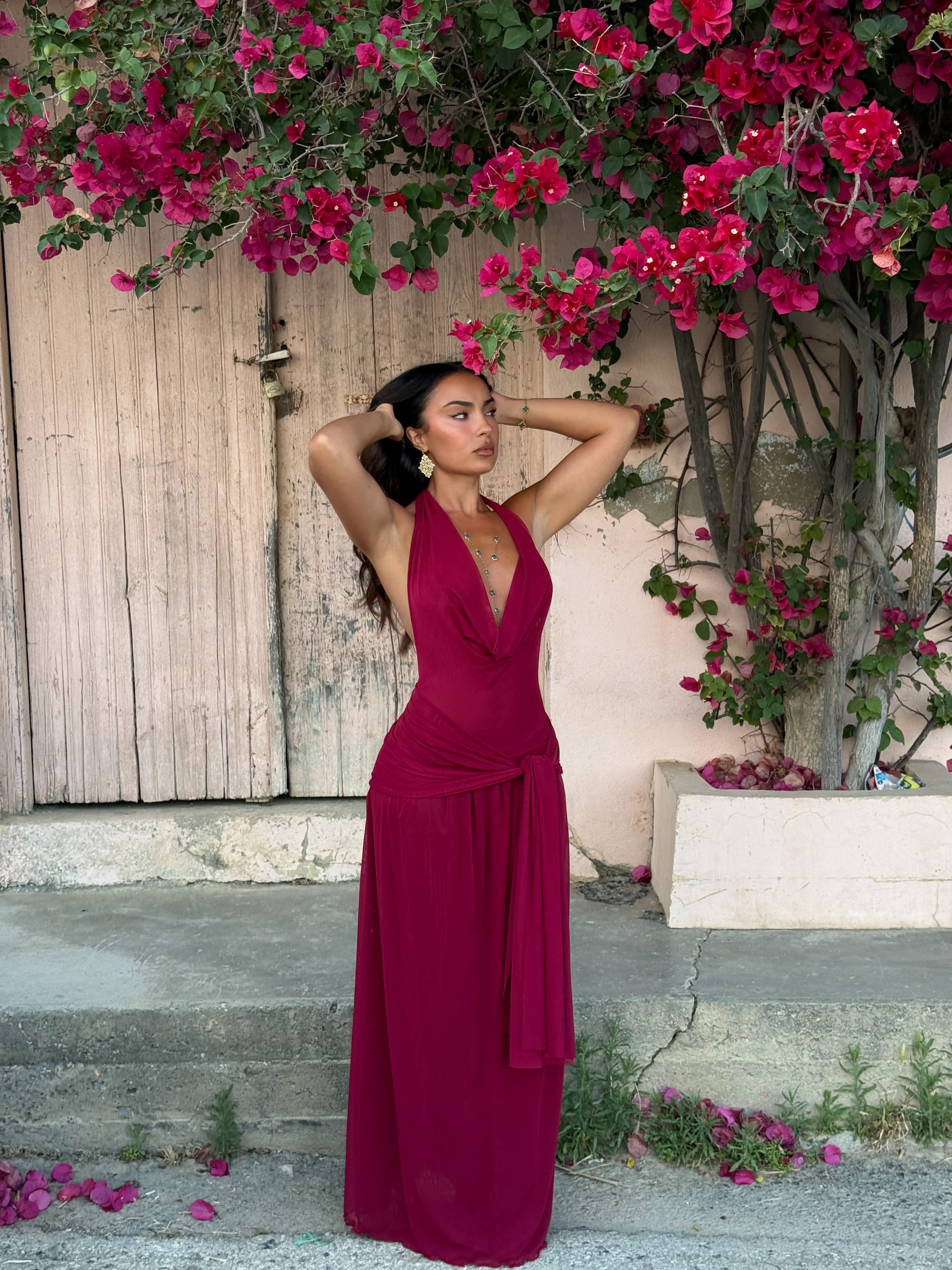 Yosei Dress in Red